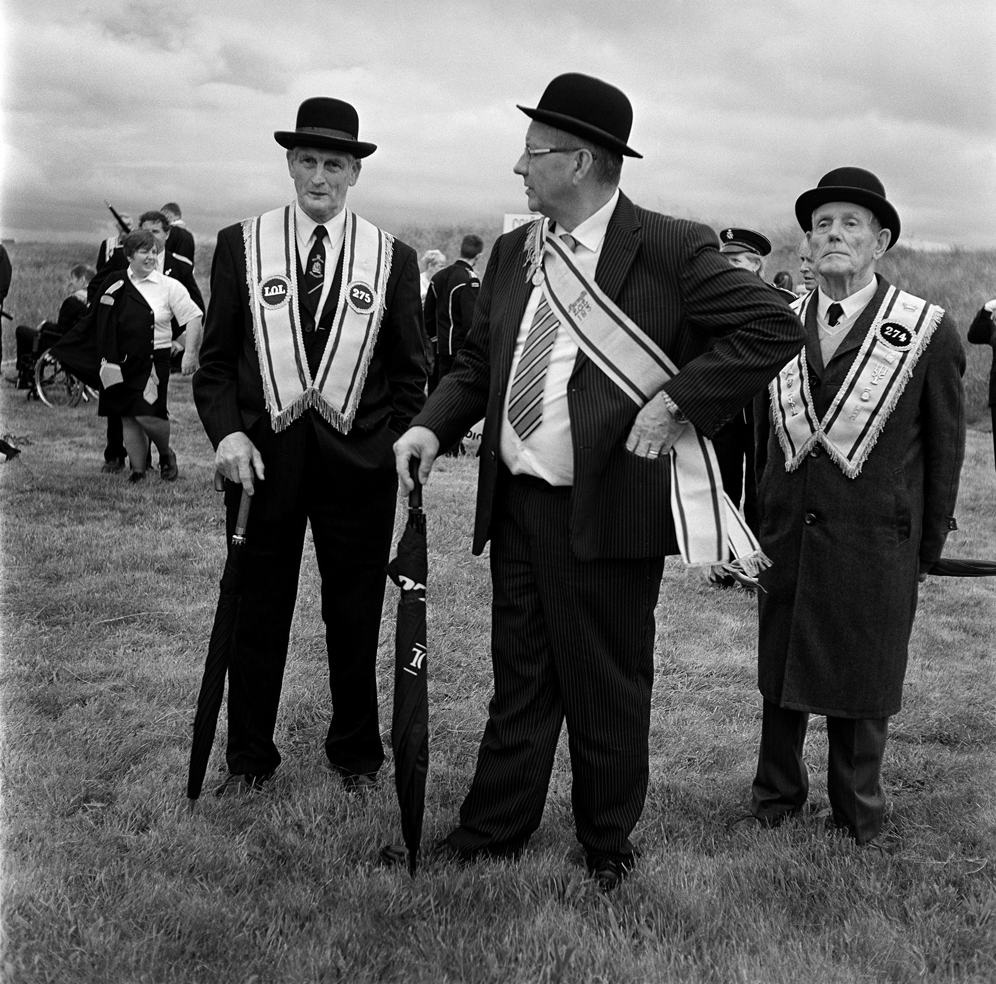 Three Orangemen in ireland. The Orange Collection by Frankie Quinn